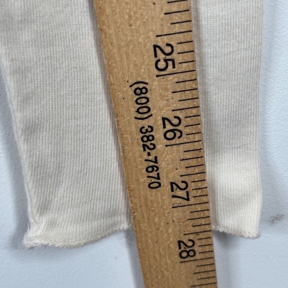 Ralph Lauren Ribbed Knit Turtleneck L Cream Ivory Preppy Old Money Classic Pony - Picture 7 of 8